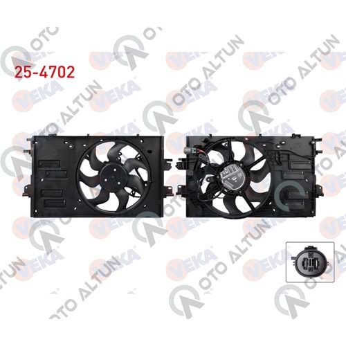 FAN MOTOR+DAVLUMBAZ DUSTER II H4D SANDERO II K9K